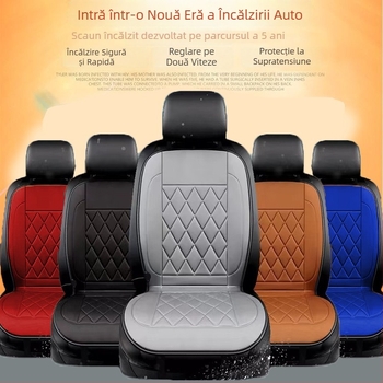Pernă de încălzire pentru scaunul auto, încălzire electrică 12V/24V pentru două scaune