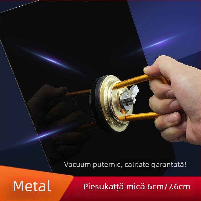 Cupe de aspirație metalice pentru sticlă, plăci ceramice, podea și tavan; demontare capac roată și oglindă retrovizoare