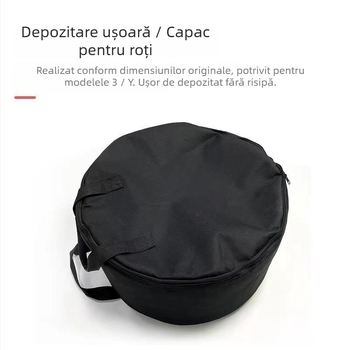 Sac de depozitare capace jante Tesla, Oxford materiаl, origine Danyang, Jiangsu, compatibil cu Model 3 și Model Y