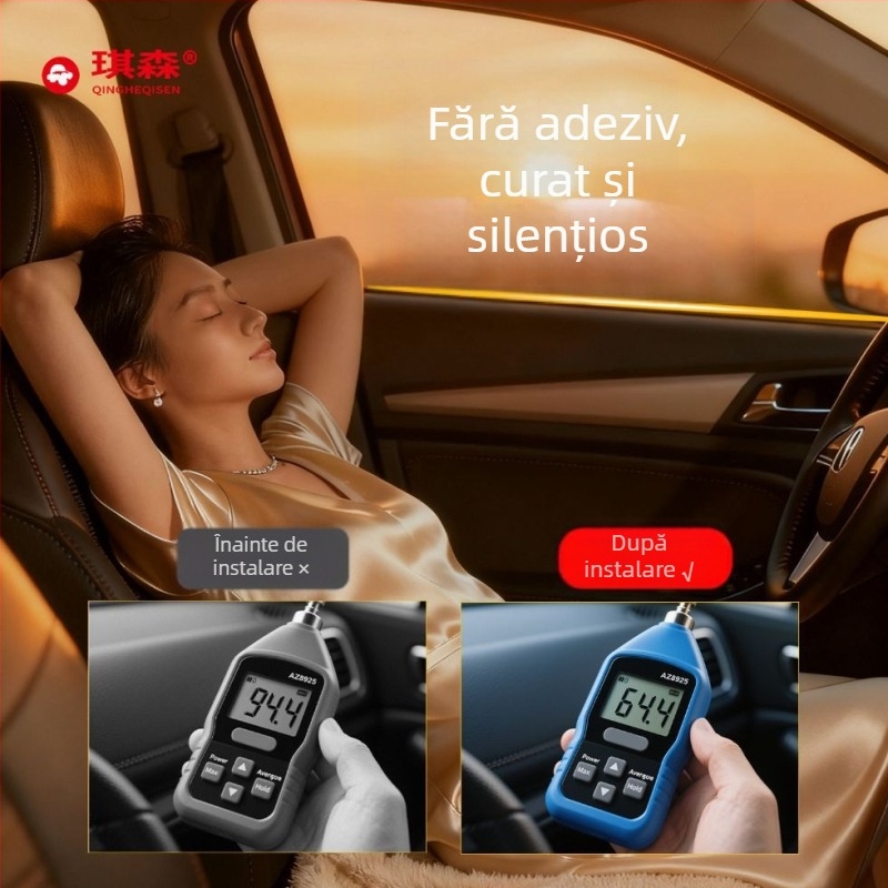 Bandă etanșare din cauciuc pentru geamuri auto, material burete, grosime 6, model Chrcsziuoix