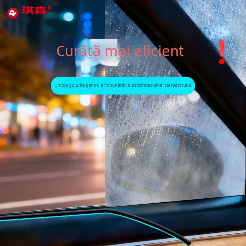 Bandă etanșare din cauciuc pentru geamuri auto, material burete, grosime 6, model Chrcsziuoix