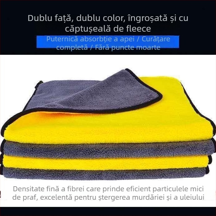 Prosop de curățare pentru interiorul mașinii, microfibră, 40 g, uscare rapidă, absorbție înaltă, personalizabil cu logo