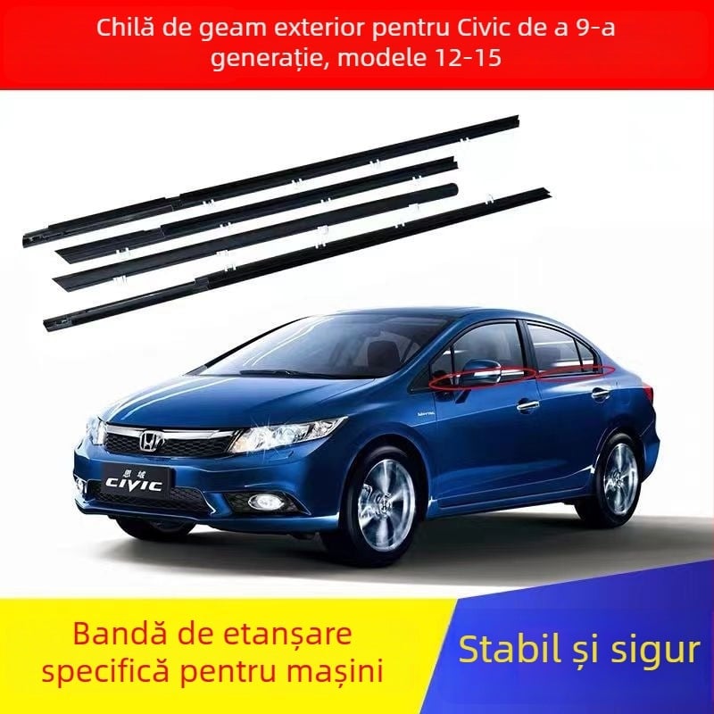 Civic bandă de etanșare pentru geam de la fereastra Civic și deflector de apă
