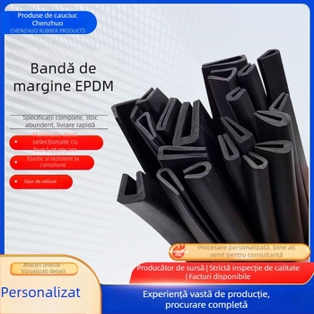 Bandă etanșă din cauciuc pentru ferestre auto, rezistentă la uzură (Aplicație: Sigilare praf, Brand: Altă)
