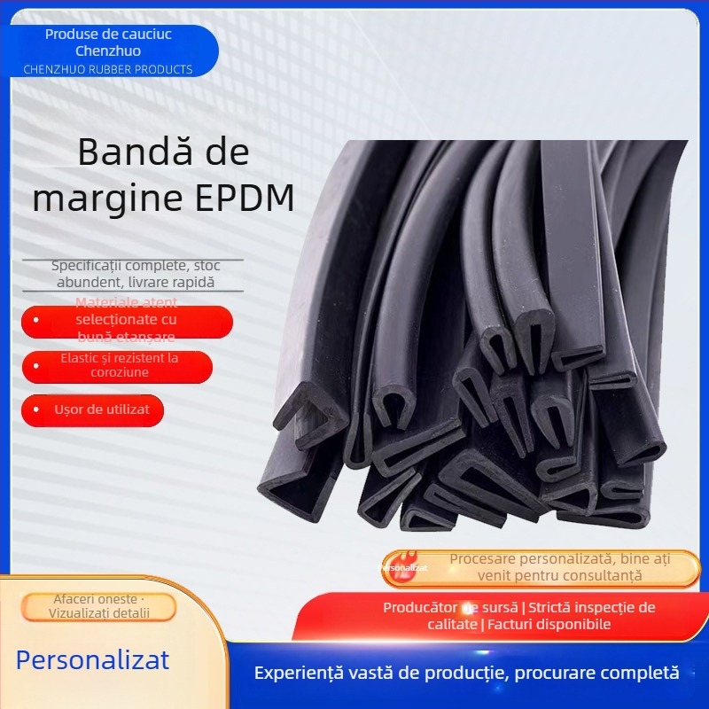 Bandă etanșă din cauciuc pentru ferestre auto, rezistentă la uzură (Aplicație: Sigilare praf, Brand: Altă)