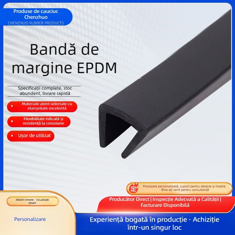 Bandă etanșă din cauciuc pentru ferestre auto, rezistentă la uzură (Aplicație: Sigilare praf, Brand: Altă)