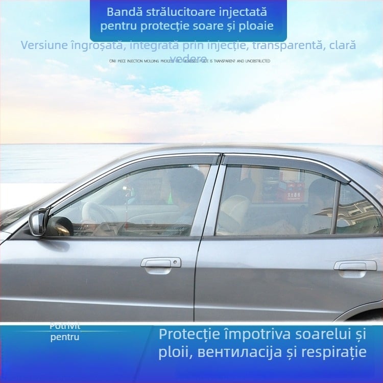 Visori pentru ferestre din acril pentru seria Mitsubishi Lancer (V3/V5/V6) – set de 4 bucăți