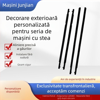 Bandă de etanșare pentru uși și geamuri, din cauciuc, compatibilă cu Star Racing, garnitură exterioară în formă de stea, pentru modelele 2012–2017