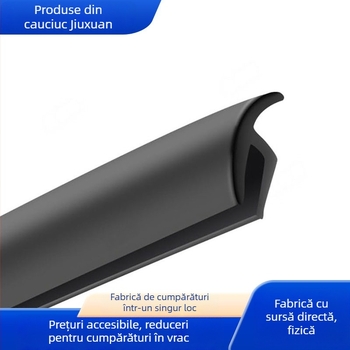 Bandă etanșare auto tip H, cauciuc, universală, cod JX-25, pentru parbriz, lunetă și hayon