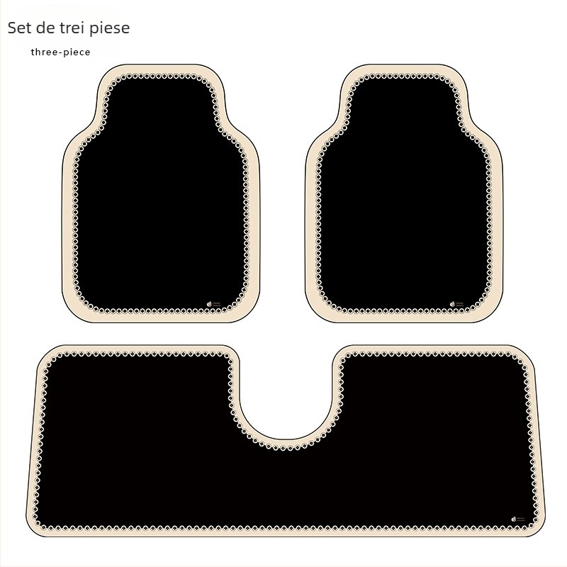 Covorașe Generale pentru Podele Auto – Diatom Mud, Rezistente la pete, Antiderapante, Set de 3 piese, Brand Dakai