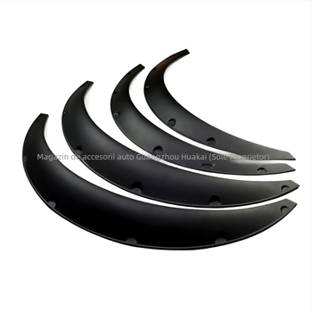 Aripi late pentru sedanuri, SUV-uri și vehicule off-road, material ABS, model: Wide body wheel eyebrow, aplicabil general, origine Guangzhou