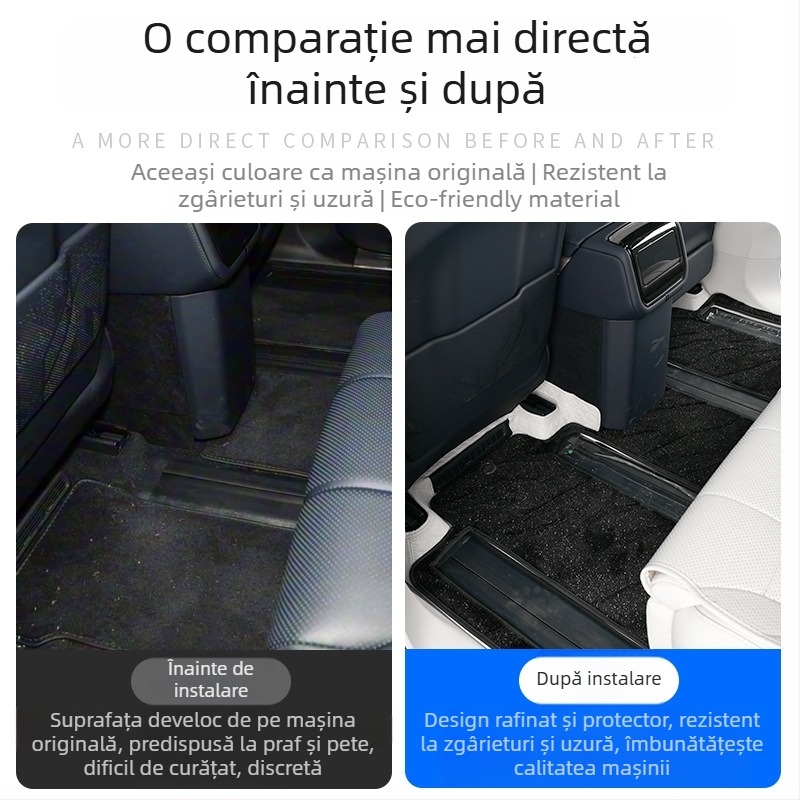Zeekr 9X covorașe de podea din piele, acoperire completă, covoare cu două straturi – kit de modificare
