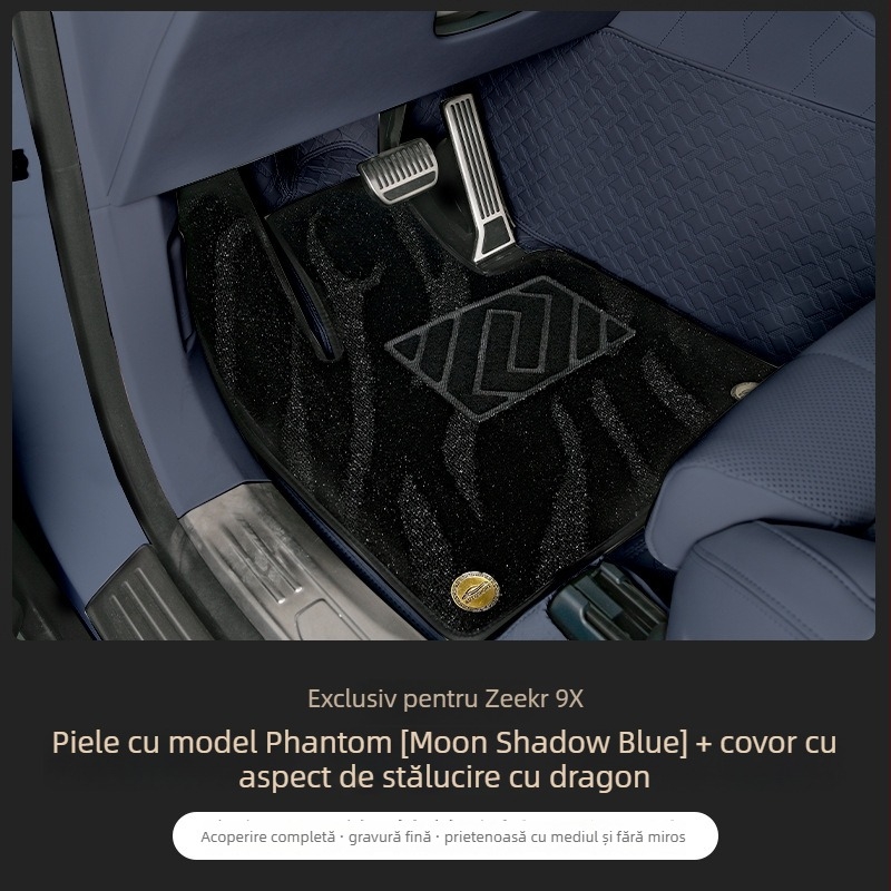 Zeekr 9X covorașe de podea din piele, acoperire completă, covoare cu două straturi – kit de modificare
