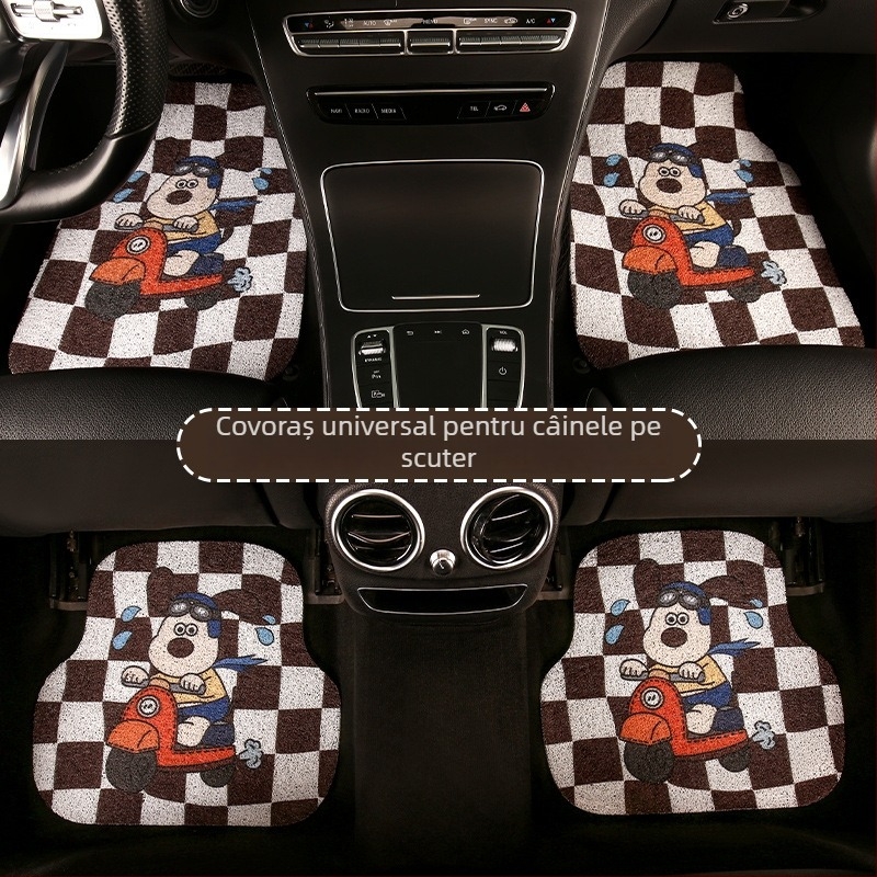 Covoraș auto universal din PVC anti-alunecare — Niu Ma Craft; fără logo; marcă privată autorizată