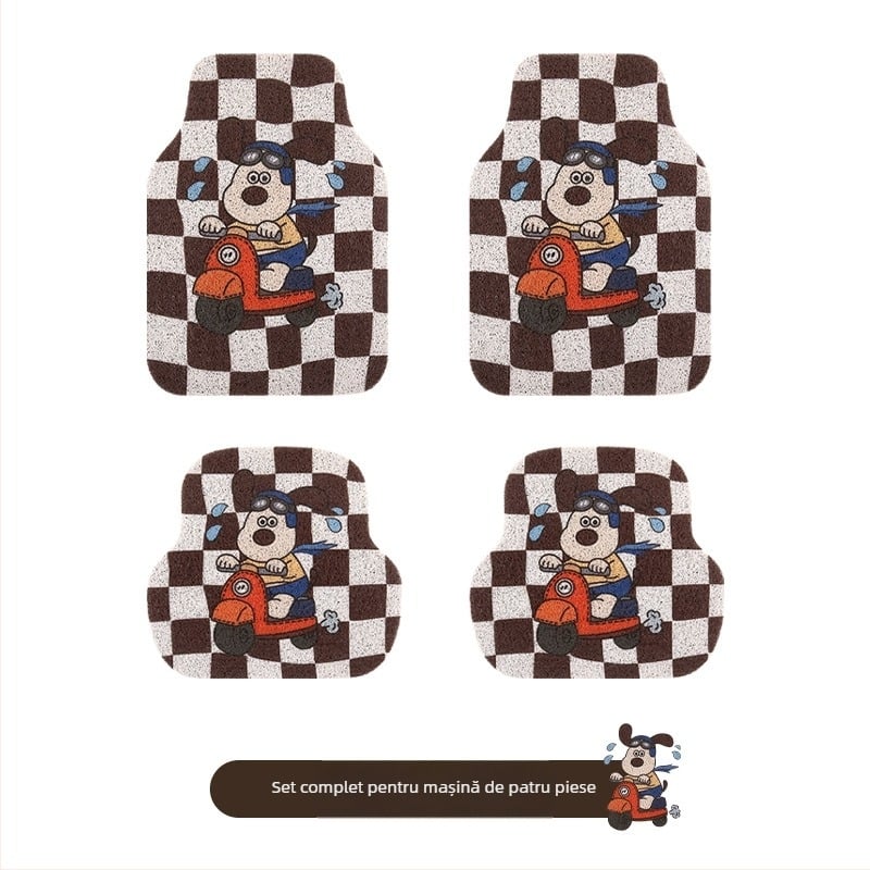 Covoraș auto universal din PVC anti-alunecare — Niu Ma Craft; fără logo; marcă privată autorizată