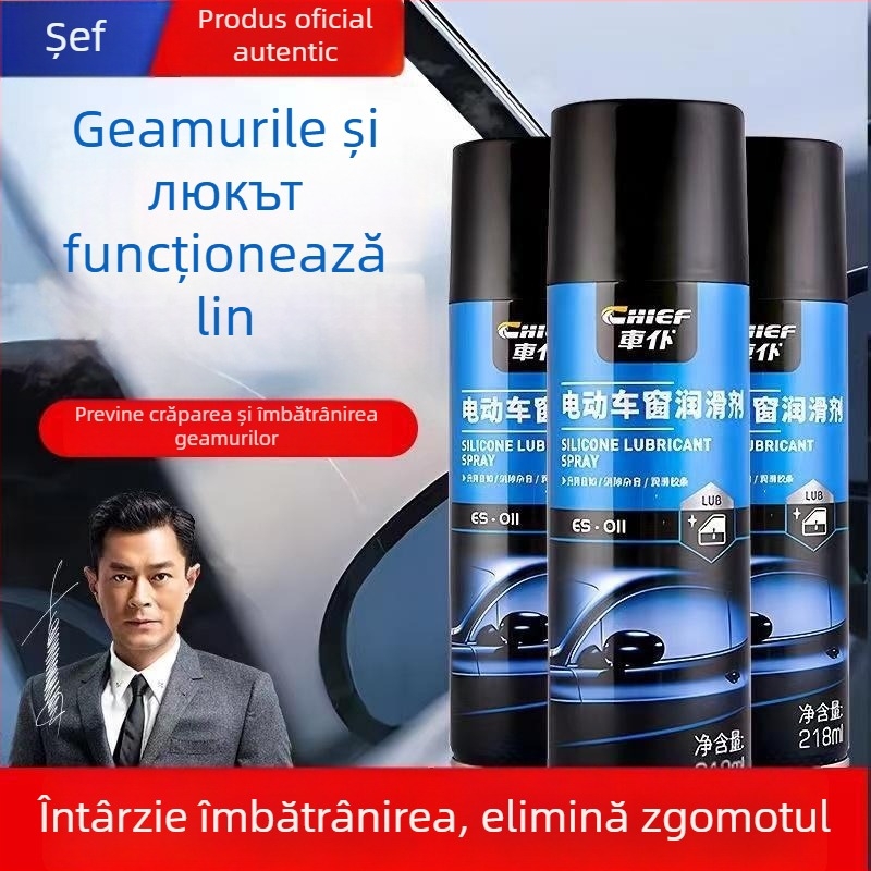 Lubrifiant pentru geamuri electrice de mașină Car Servant, 218 ml, lubrifiere pentru canale de ghidare ale geamului și benzi de etanșare, reduce zgomotul, durată de viață 3 ani
