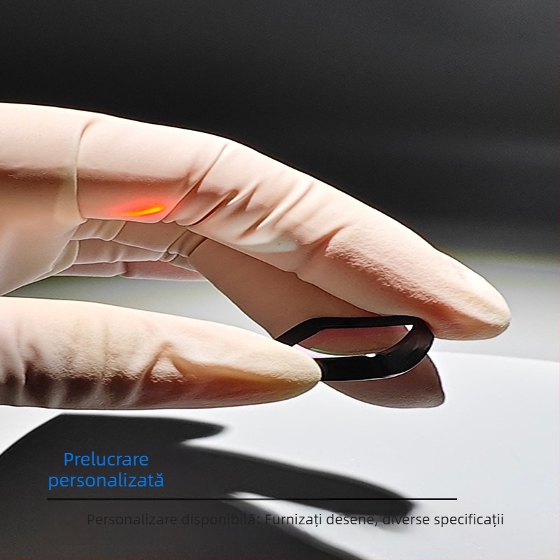 Haoxuan lentilă de punct roșu cu formă specială, achromat, cu acoperire anti-reflexie cu efect dublu roșu-verde, corecție de astigmatism; potrivită pentru aplicații aerospațiale, medicale, militare și optice.