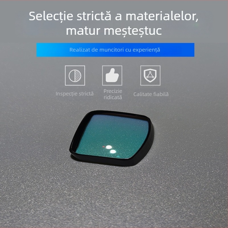 Haoxuan lentilă de punct roșu cu formă specială, achromat, cu acoperire anti-reflexie cu efect dublu roșu-verde, corecție de astigmatism; potrivită pentru aplicații aerospațiale, medicale, militare și optice.