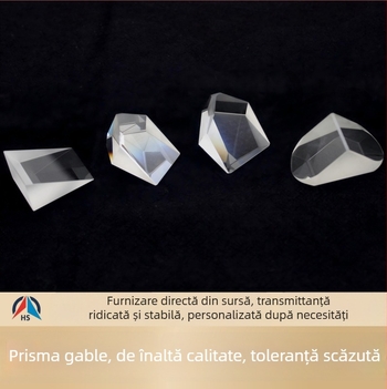 Huasen prismă cu unghi drept din sticlă K9 pentru instrumente optice, măsurarea distanței, model hs1016