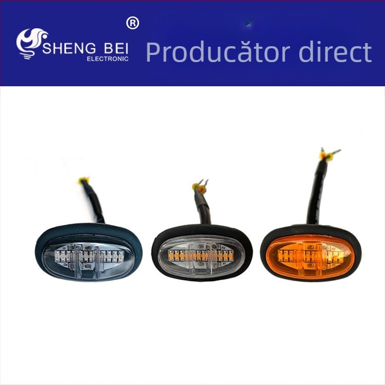 Lumină sprânceană pentru aripa Raptor F-150, 12-LED (3014), impermeabilă, 12V, 5W, 6000K