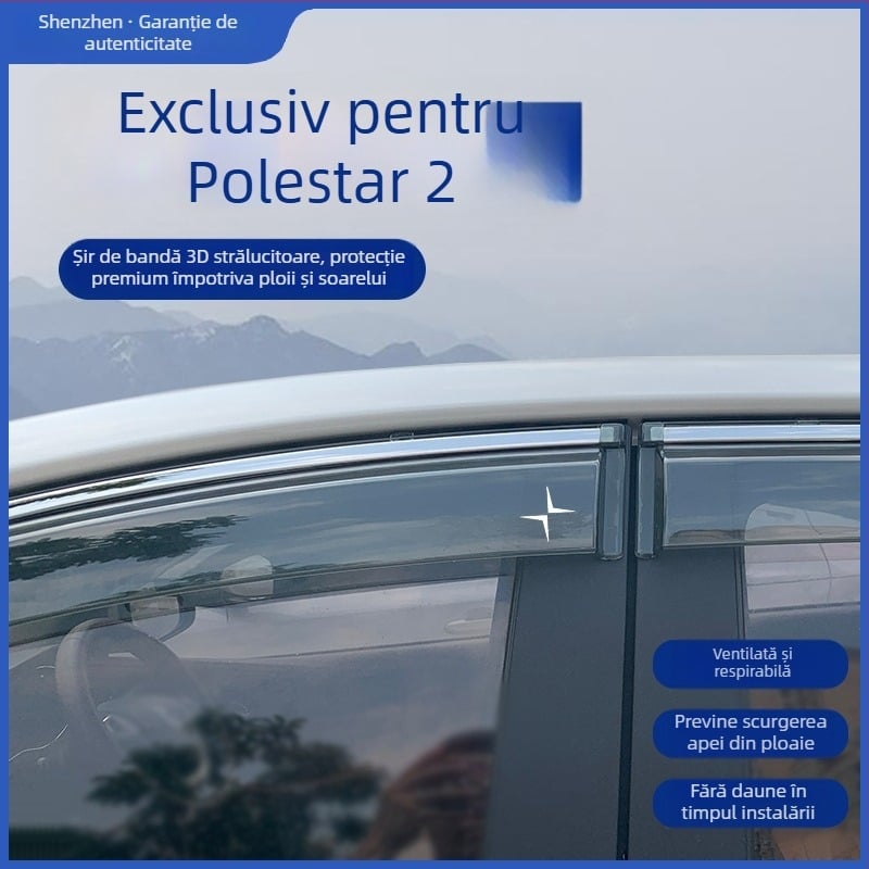 Scut de ploaie pentru Polestar 2 – Material PU, Linlie