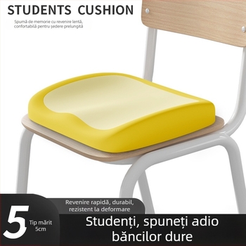 Perne de șezut din spumă cu memorie pentru scaun de birou — revenire lentă, suport ergonomic pentru ședere îndelungată