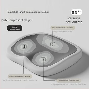 Perne de șezut din spumă cu memorie pentru scaun de birou — revenire lentă, suport ergonomic pentru ședere îndelungată