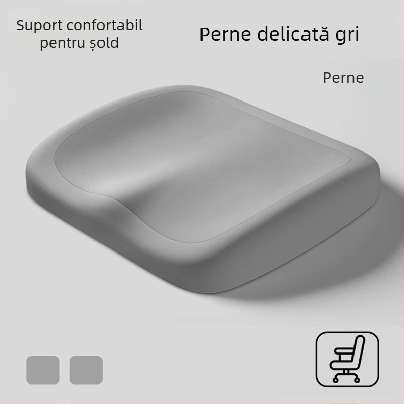 Perne de șezut din spumă cu memorie pentru scaun de birou — revenire lentă, suport ergonomic pentru ședere îndelungată