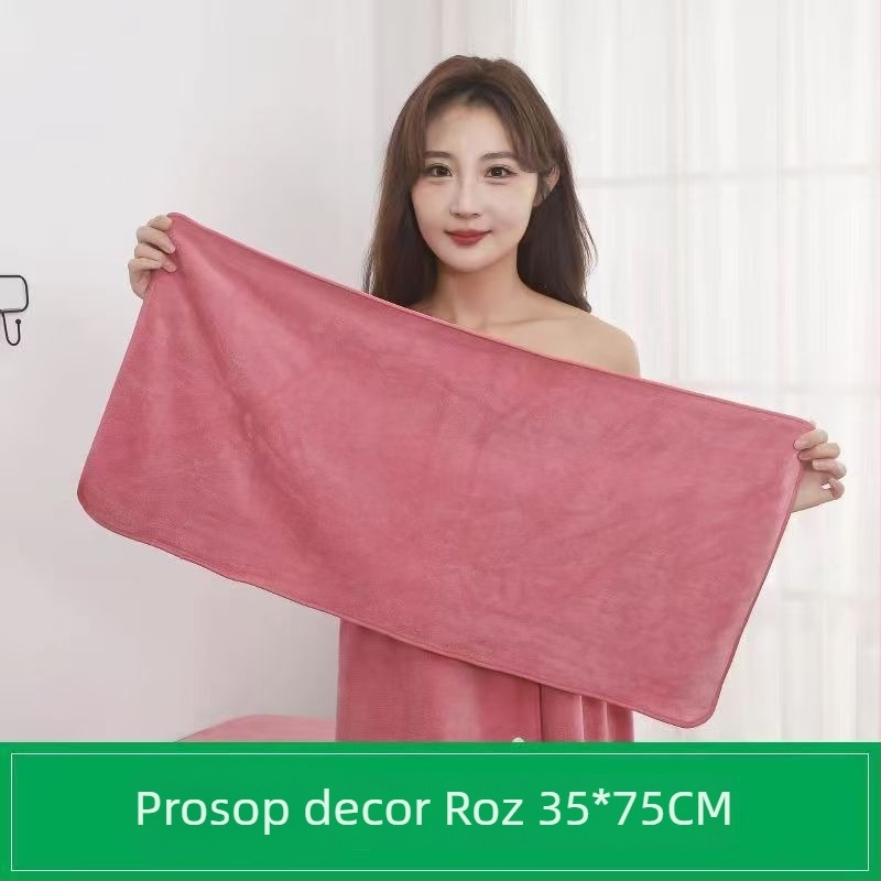 Prosop de față din microfibră, personalizabil cu logo, 110 g, fir amestecat, proces croșetare cu cârlig