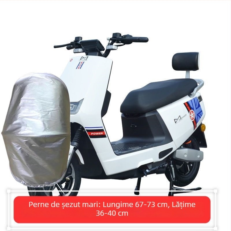 Husă pentru șa a motocicletei electrice, din Oxford, pentru toate anotimpurile, fără logo