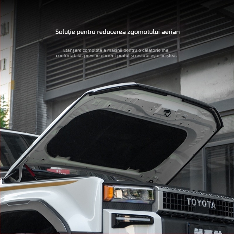 Bandă etanșare uși Prado – izolare fonică pentru întreaga mașină, compatibilă cu 24 de modele Prado, model 24new Prado, brand Fit Club/No.1