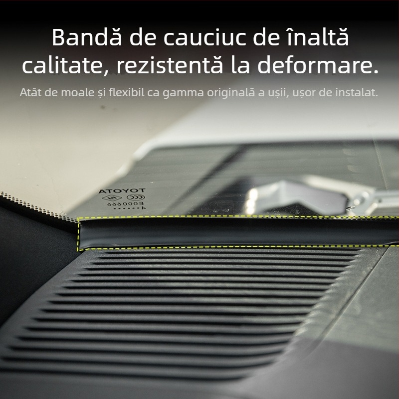 Bandă etanșare uși Prado – izolare fonică pentru întreaga mașină, compatibilă cu 24 de modele Prado, model 24new Prado, brand Fit Club/No.1