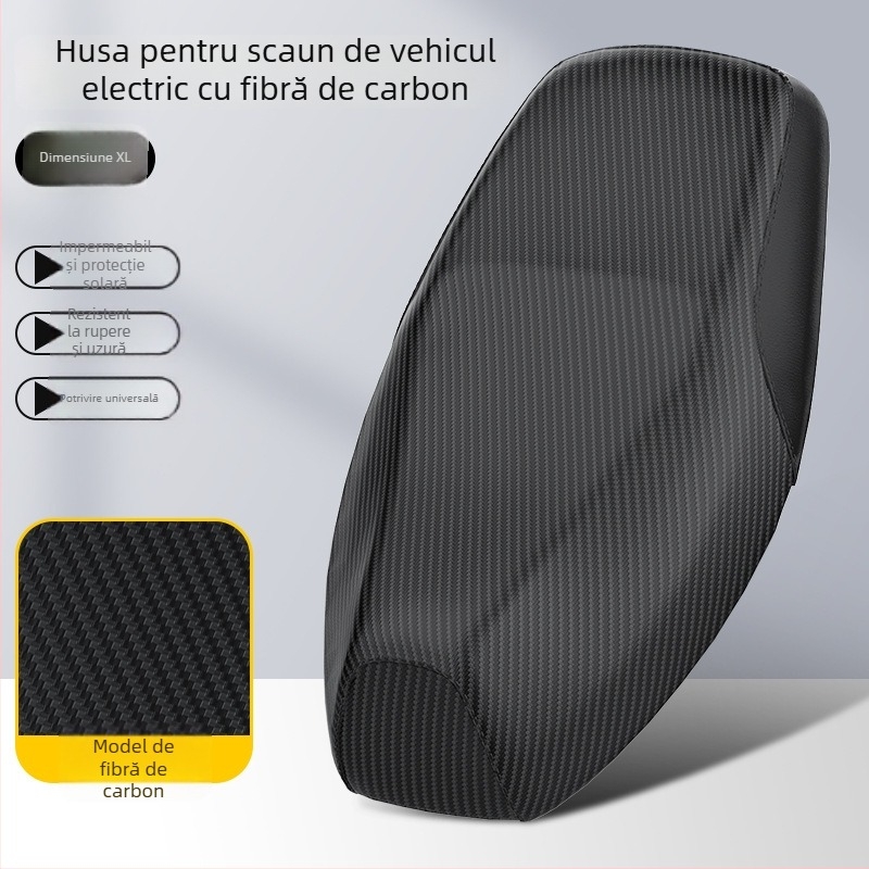 Husă de șezut pentru vehicule electrice, material PU, universal pentru toate sezoanele, brand Kepu, cod produs KP-TXWZD-001