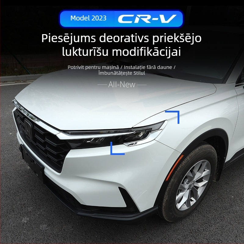 Armour Knight Honda CR-V 2023 Ramă decorativă a farului și sprânceană exterioară