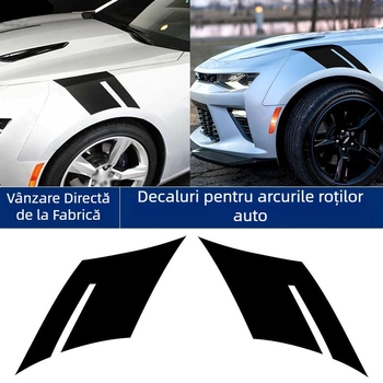Caledi PVC Autocolant pentru caroserie – Decor pentru arcurile roților, Autocolant pentru caroserie, Montaj cu adeziv