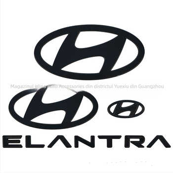 Autocolant auto personalizat pentru acoperirea siglei volanului din față – Fwt plastic, montaj cu adeziv, model logo mașină, personalizare disponibilă