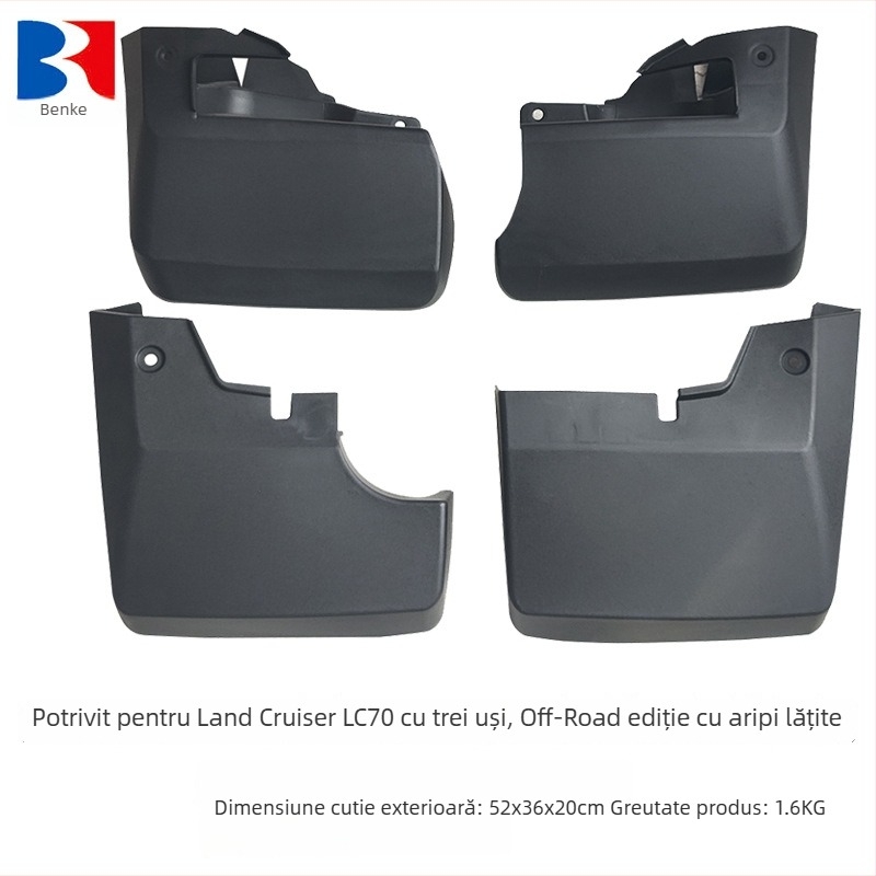 Aripă de noroi pentru Land Cruiser LC70 – Benke, plastic, personalizabil