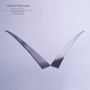 Piesă decorativă pentru sprânjena farului frontal Fengfan 2015 | Material: ABS | Finisaj electroplatat | Compatibil cu Fengfan 2015 | Personalizabil