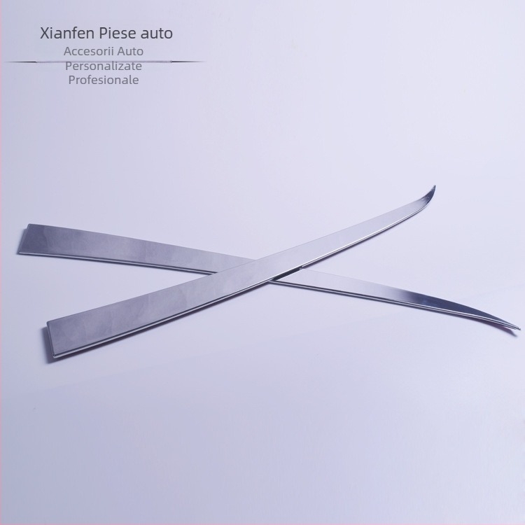 Piesă decorativă pentru sprânjena farului frontal Fengfan 2015 | Material: ABS | Finisaj electroplatat | Compatibil cu Fengfan 2015 | Personalizabil