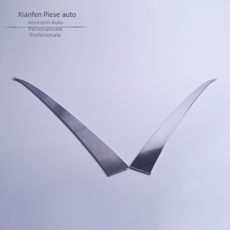 Piesă decorativă pentru sprânjena farului frontal Fengfan 2015 | Material: ABS | Finisaj electroplatat | Compatibil cu Fengfan 2015 | Personalizabil