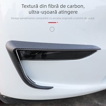 Ramă decorativă pentru farurile de ceață Tesla Model Y (ABS • Model Y • Arashi Hong Zhida)