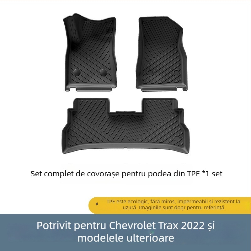 Covorașe auto din TPE pentru podea și covoraș decorativ pentru portbagaj pentru Chevrolet Star Malo 22 modele — imprimare siglă, personalizabil, marcă privată autorizată