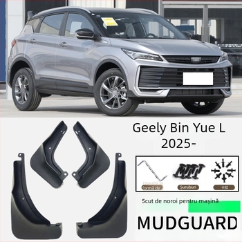 Protecție noroi pentru roată Geely Binyue L – model Geely Binyue L, potrivit Geely Binyue L, plastic, cauciuc moale