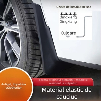 Protecție noroi pentru roată Geely Binyue L – model Geely Binyue L, potrivit Geely Binyue L, plastic, cauciuc moale