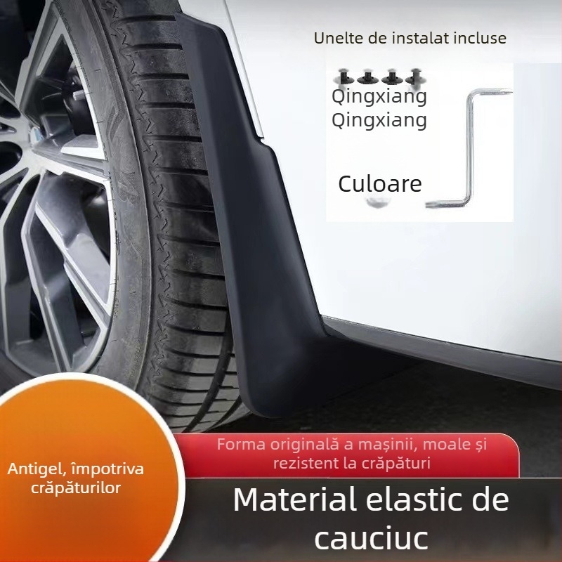 Protecție noroi pentru roată Geely Binyue L – model Geely Binyue L, potrivit Geely Binyue L, plastic, cauciuc moale