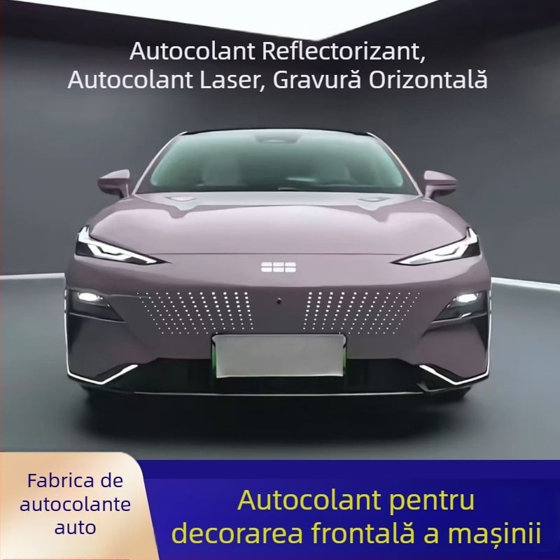 Autocolante auto - Decor frontal reflectiv, Transfer PVC personalizat cu decupaj, JLC280