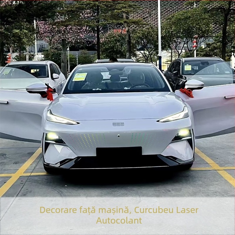 Autocolante auto - Decor frontal reflectiv, Transfer PVC personalizat cu decupaj, JLC280