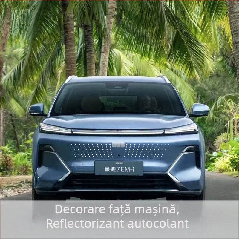 Autocolante auto - Decor frontal reflectiv, Transfer PVC personalizat cu decupaj, JLC280