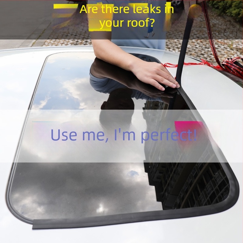 Bandă de etanșare auto din cauciuc – universală pentru lunetă și ferestrele din față și din spate, impermeabilă, anti-scurgeri (Tip: Bandă de etanșare; Material: Cauciuc; Brand: Good things; Model: Seal)