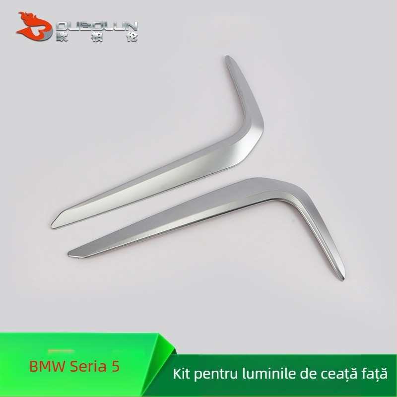Decorațiune sprânceană pentru farurile de ceață față pentru BMW Seria 5 2018 Sport — Brand Auberron, Material ABS, Origine Wenzhou